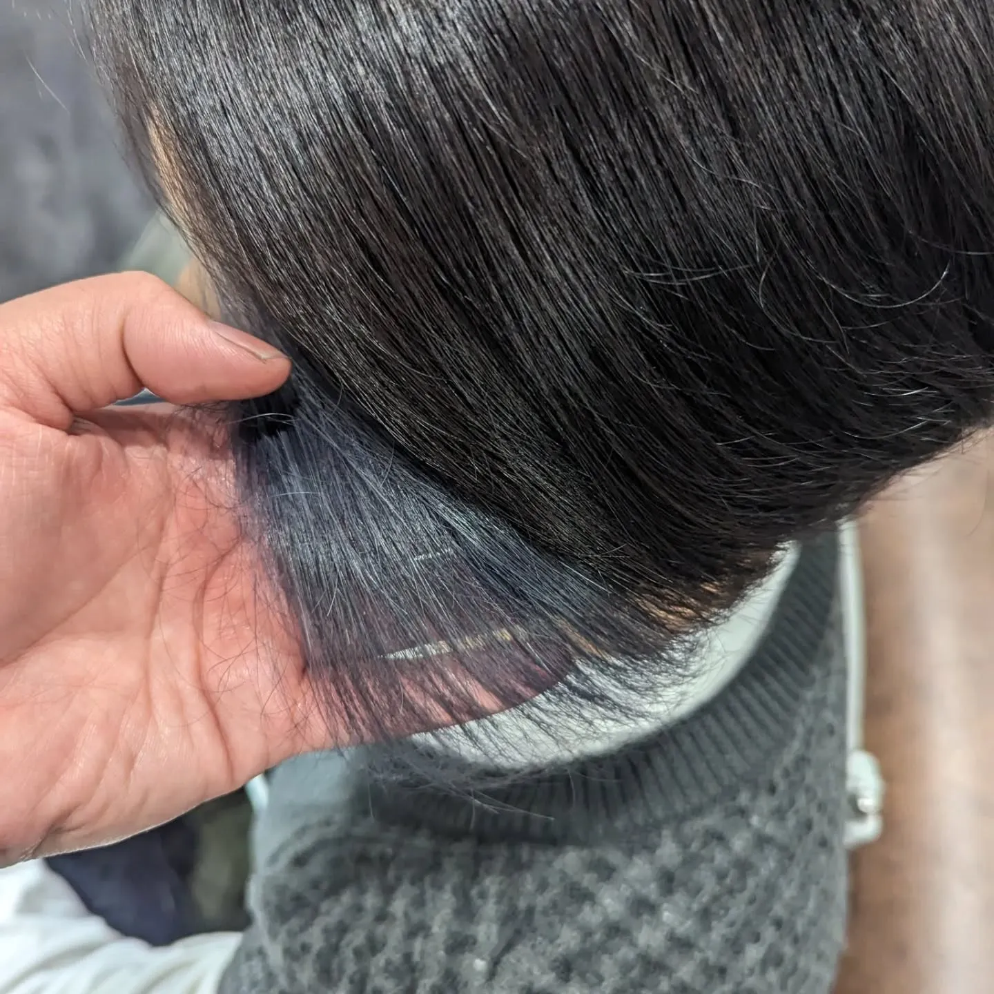 カット　インナーブリーチ　カラー　トリートメント