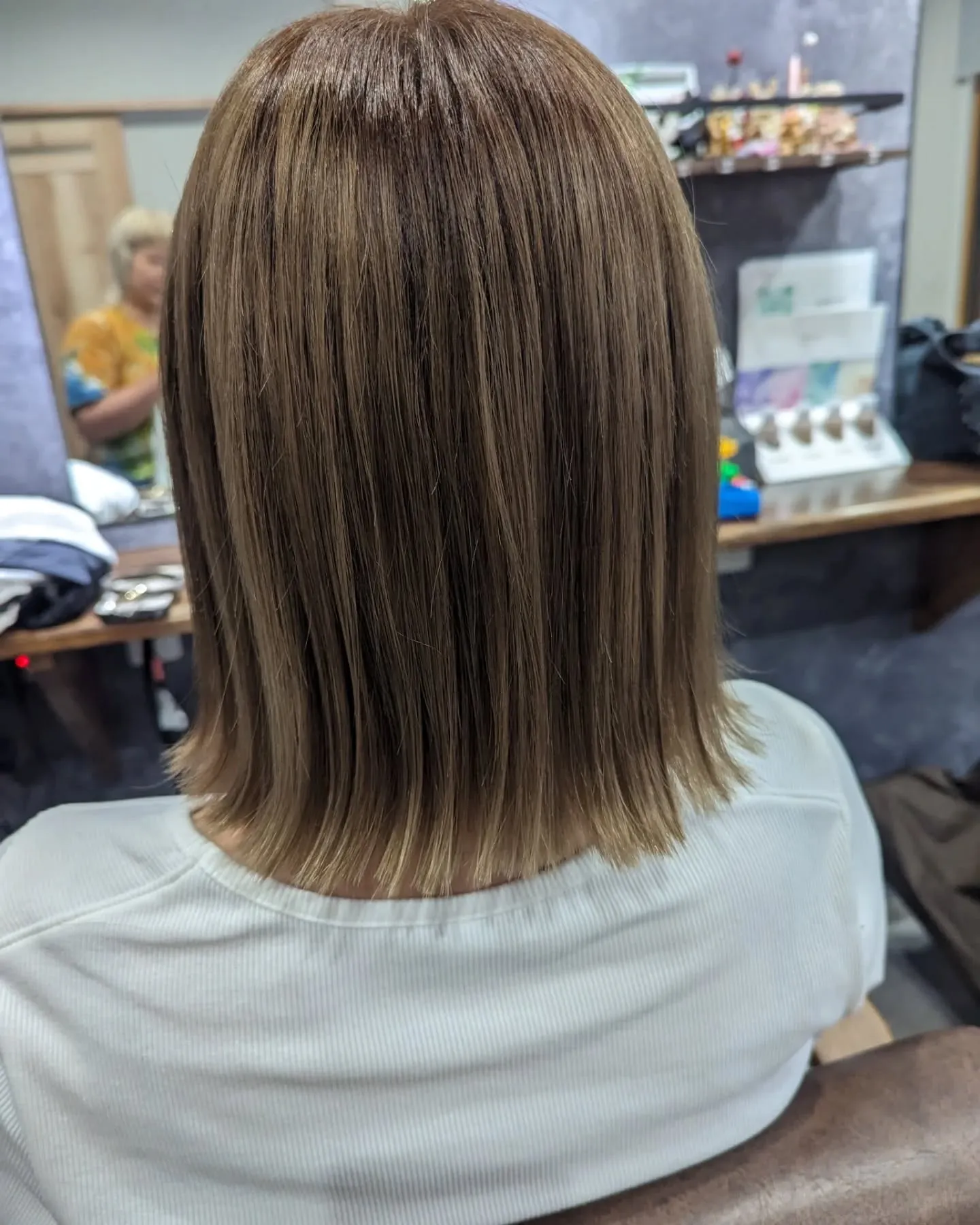 カット　カラー　前縮　トリートメント