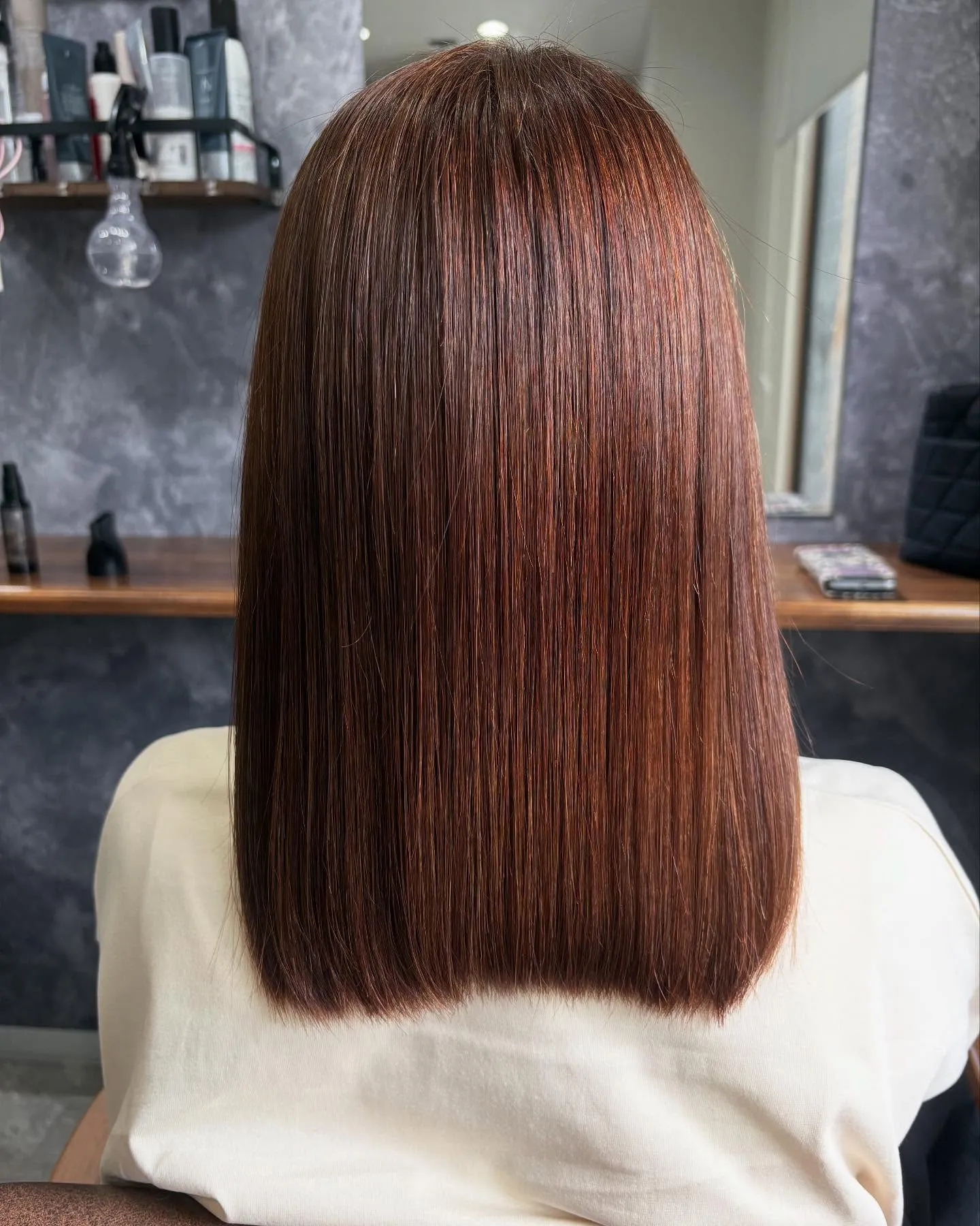 縮毛矯正　トリートメント