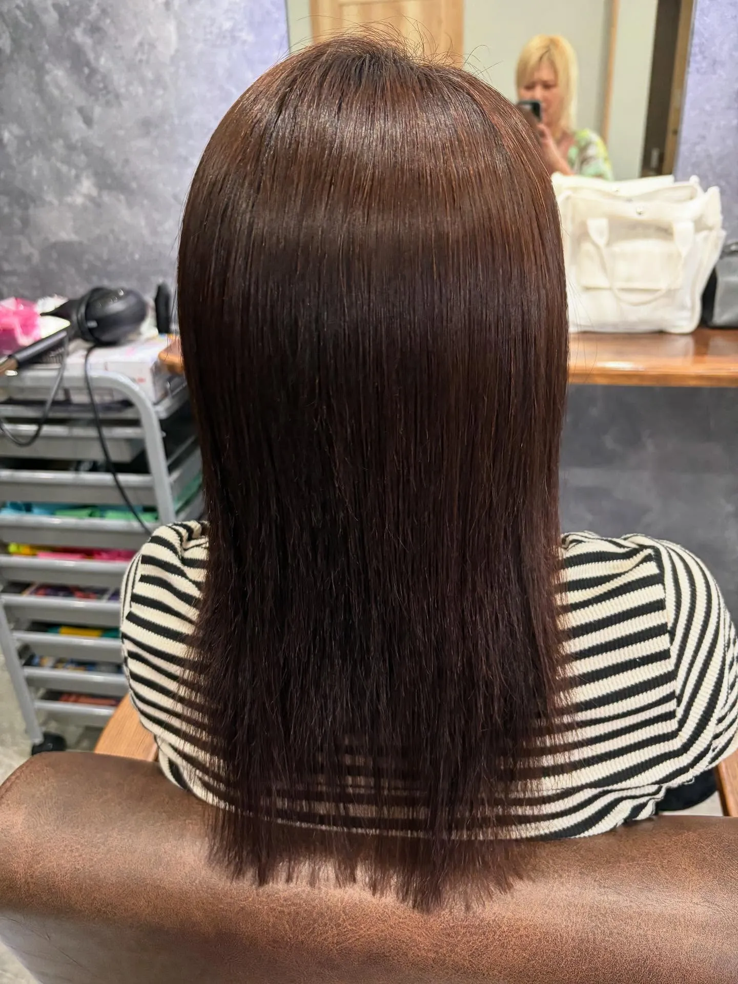 カット縮毛矯正　トリートメント