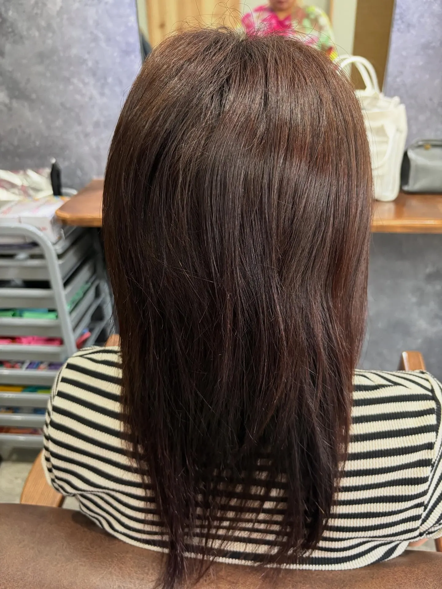 カット縮毛矯正　トリートメント