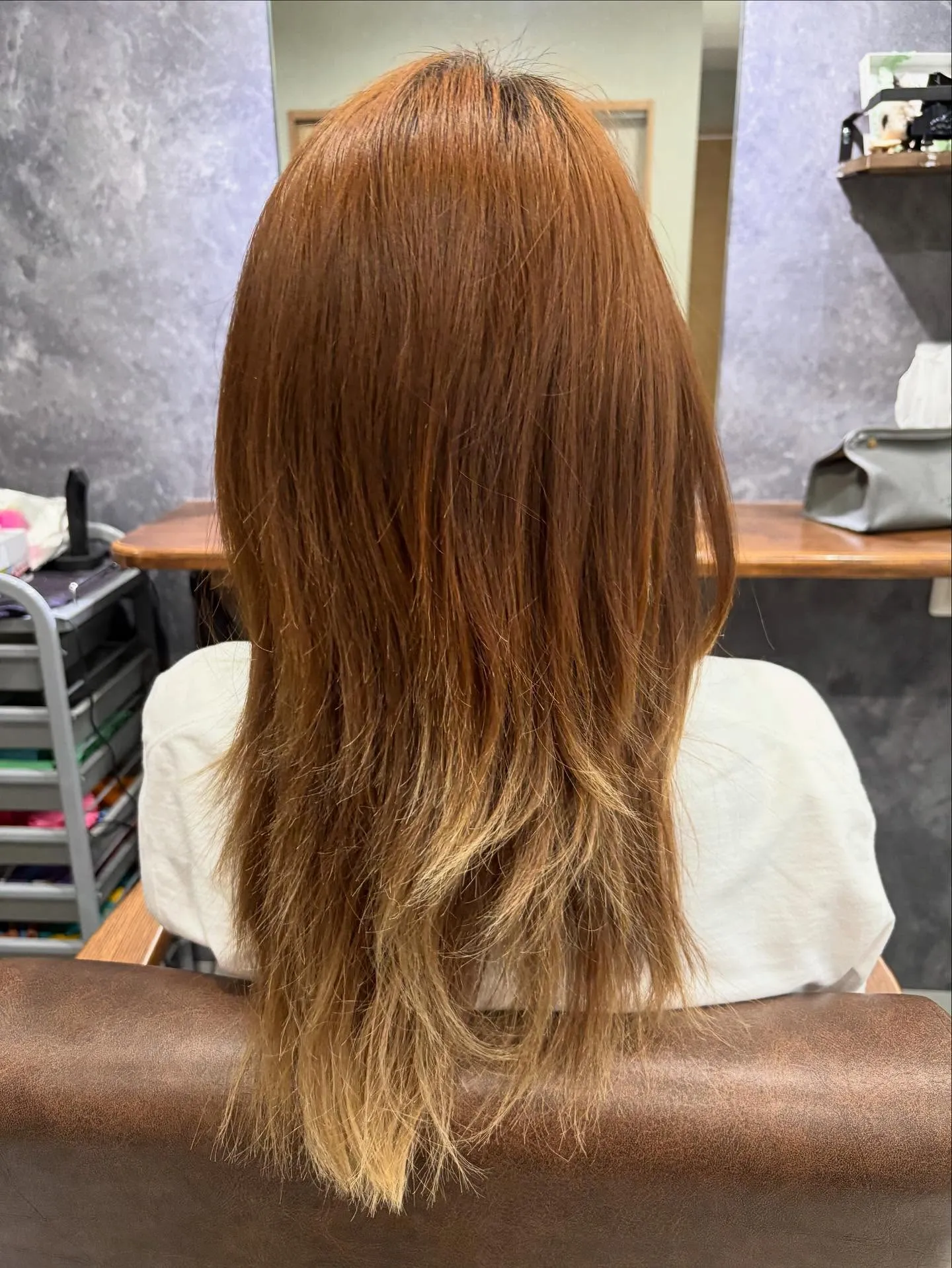 カット　ハイライトカラー　トリートメント