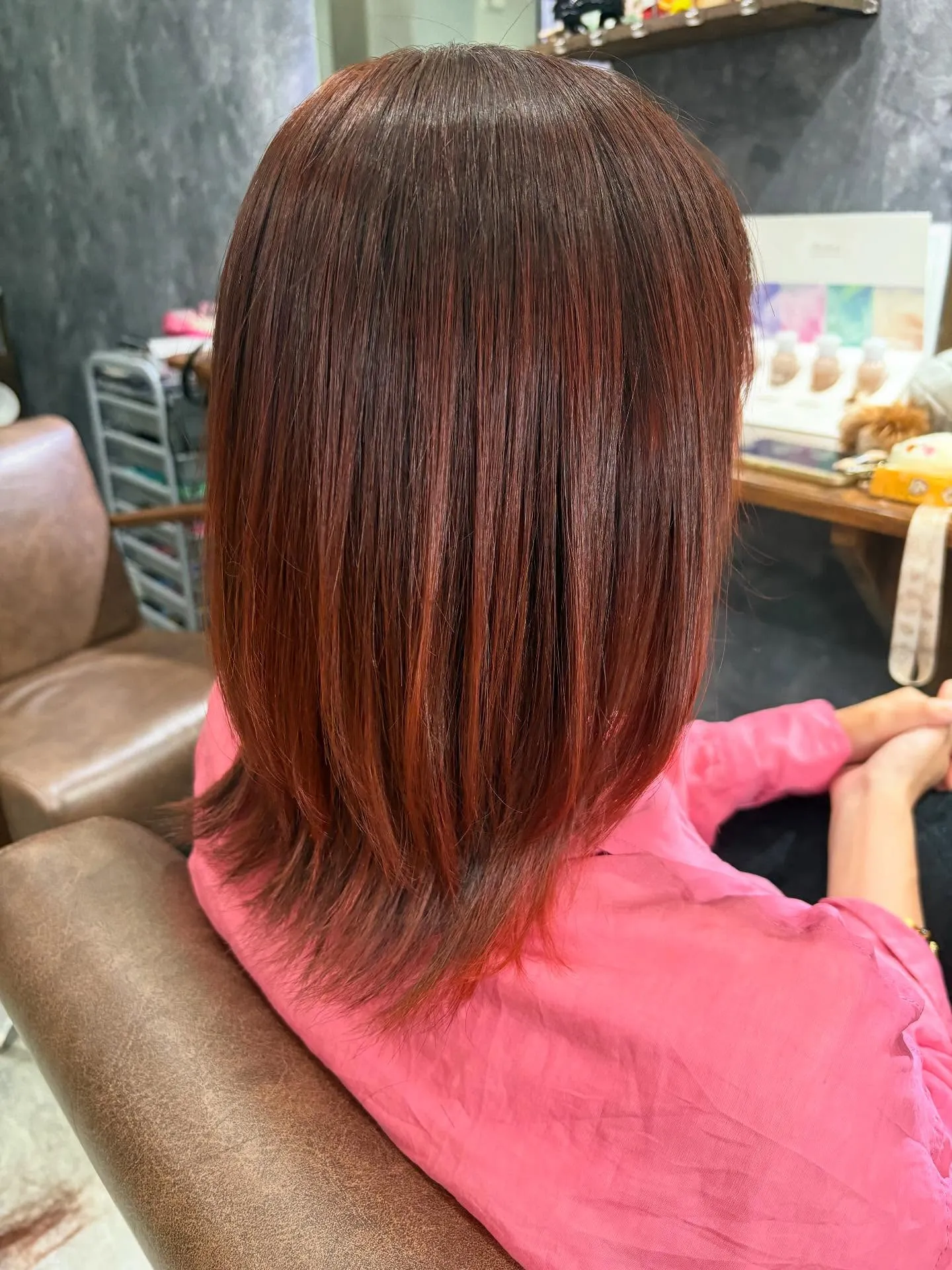 カット　縮毛矯正　カラー　トリートメント