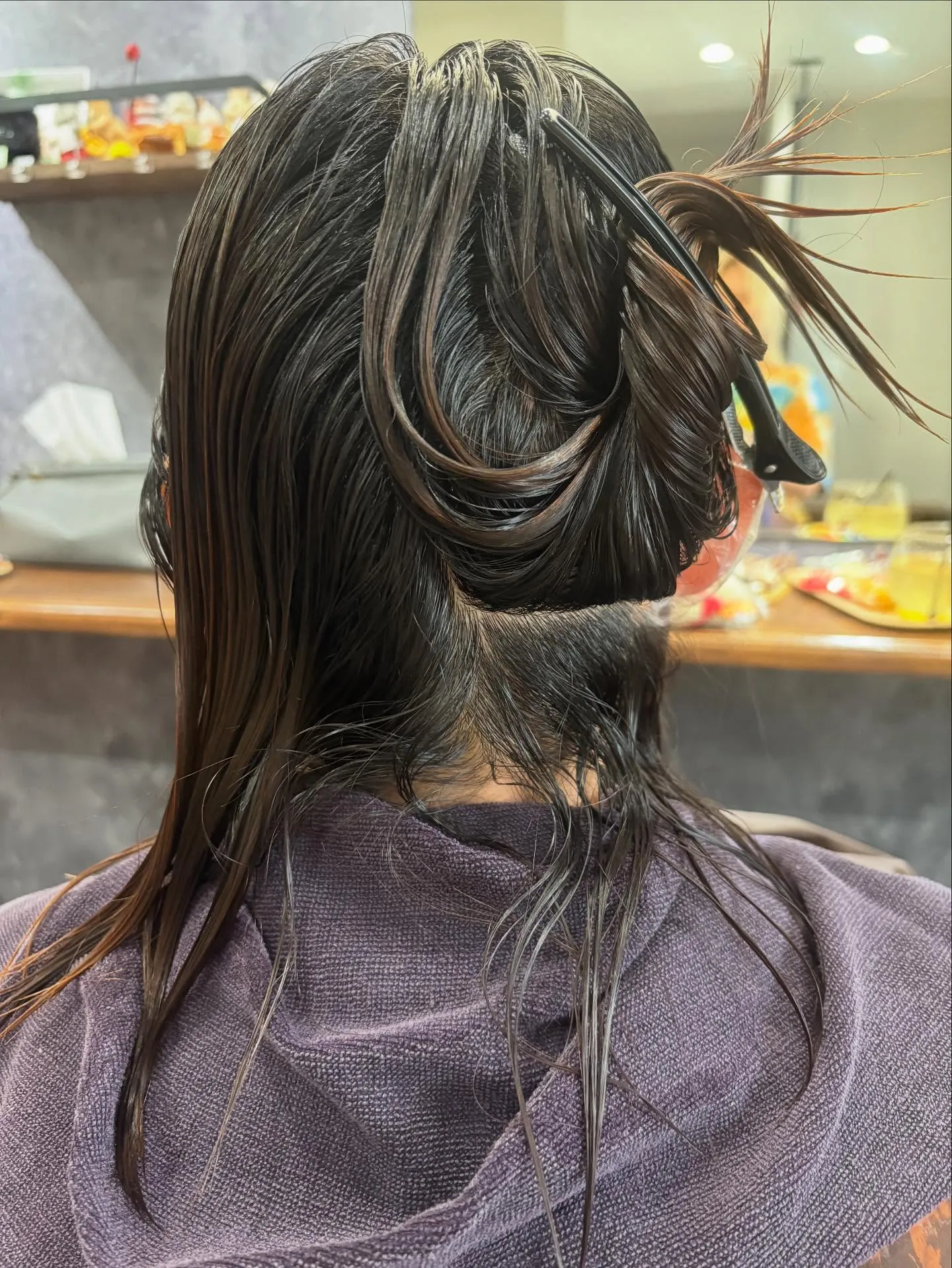 カット　縮毛矯正　カラー　トリートメント