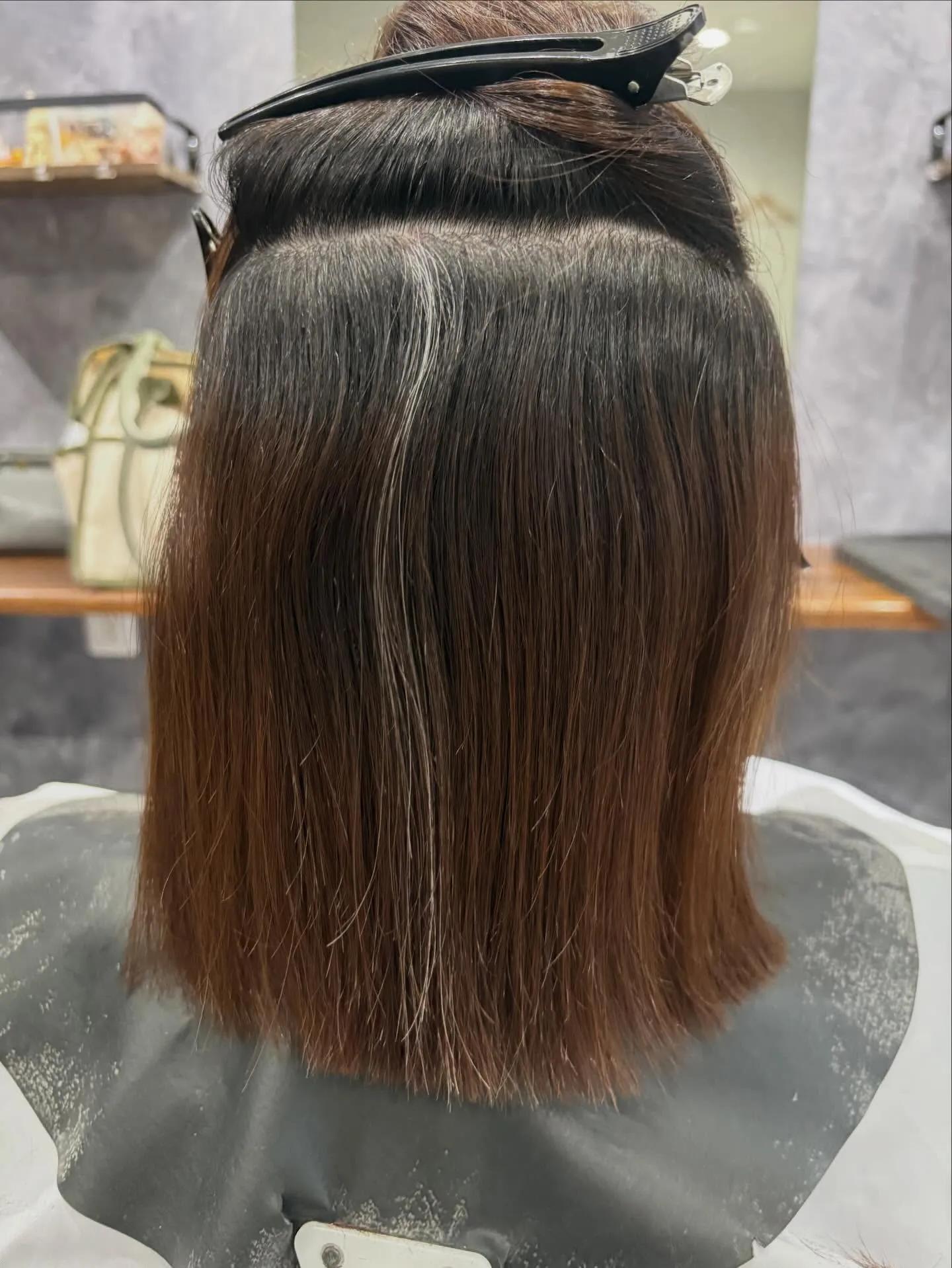 カット　インナーカラー　トリートメント