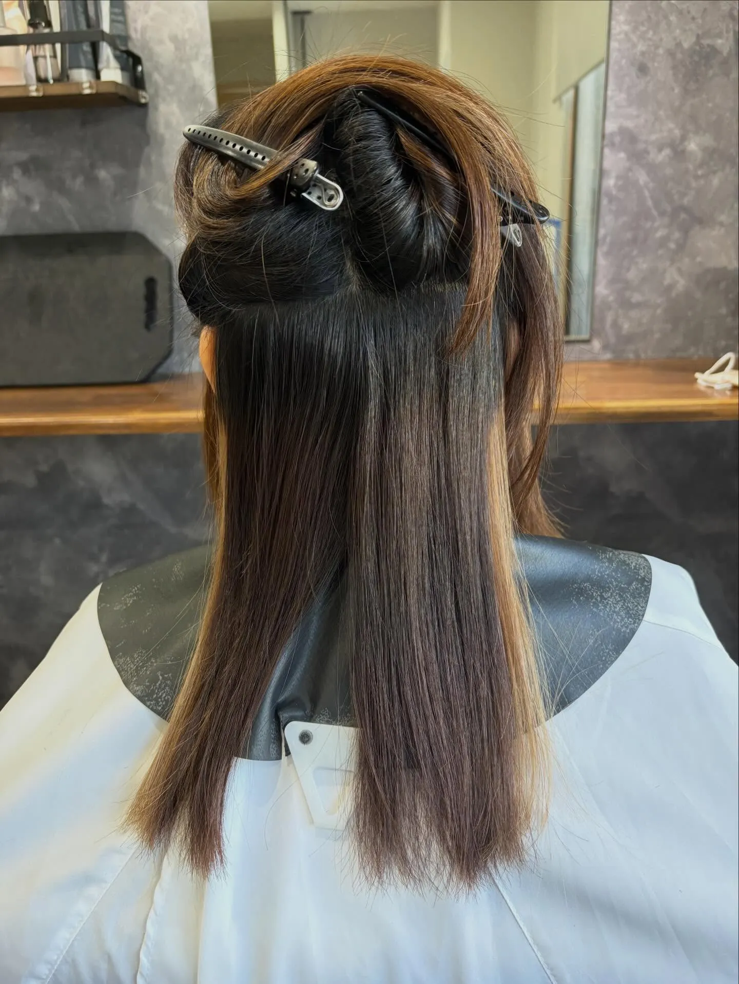 カット　ハイライトカラー　インナーカラー　トリートメント